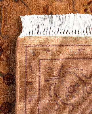 Overdyed Hand-Knotted Wool Modern-Contemporary Brown Area Rug 2' 7" x 4' 4"