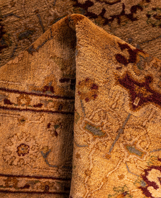 Overdyed Hand-Knotted Wool Modern-Contemporary Brown Area Rug 2' 7" x 4' 4"