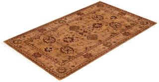 Overdyed Hand-Knotted Wool Modern-Contemporary Brown Area Rug 2' 7" x 4' 4"