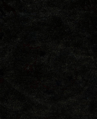 Contemporary Overdyed Wool Hand Knotted Black Area Rug 6' 3" x 9' 0"