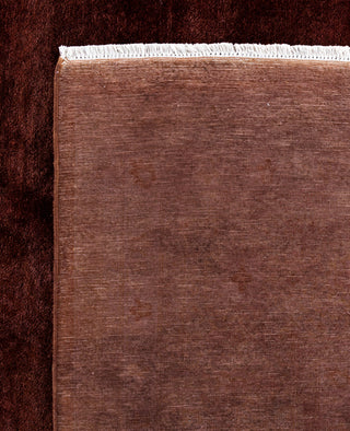 Overdyed One-of-a-Kind Wool Pink Area Rug 9' 3" x 12' 0"