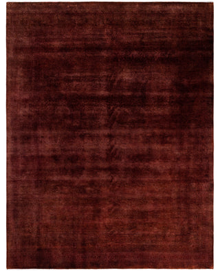 Overdyed One-of-a-Kind Wool Pink Area Rug 9' 3" x 12' 0"