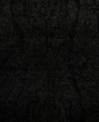 Contemporary Overdyed Wool Hand Knotted Gray Area Rug 4' 2" x 5' 10"