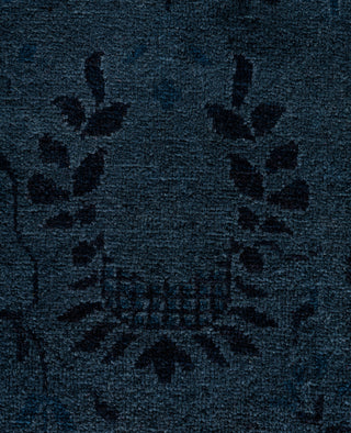 Contemporary Overdyed Wool Hand Knotted Gray Area Rug 3' 1" x 5' 6"