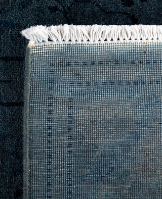 Contemporary Overdyed Wool Hand Knotted Gray Area Rug 3' 1" x 5' 6"