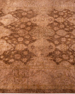 Fine Vibrance, One-of-a-Kind Hand-Knotted Runner Rug  - Brown, 2' 8" x 4' 1"