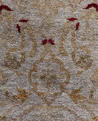 Contemporary Overdyed Wool Hand Knotted Gray Runner 3' 1" x 22' 4"