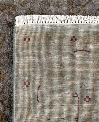 Contemporary Overdyed Wool Hand Knotted Gray Runner 3' 1" x 22' 4"