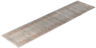 Overdyed One-of-a-Kind Wool Gray Runner 2' 8" x 11' 3"