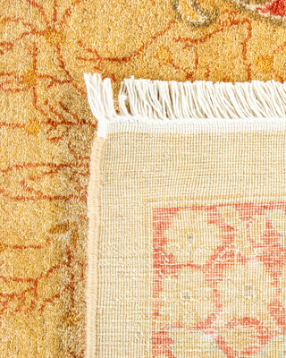 Traditional Hand Knotted Yellow Area Rug 8' 2" x 9' 10"