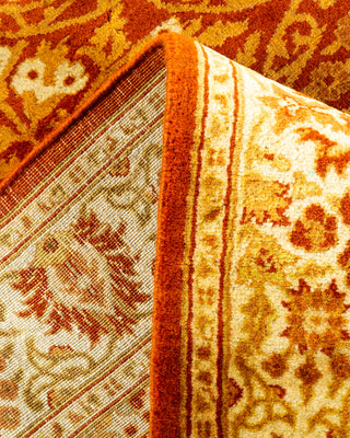 Traditional Hand Knotted Orange Runner 2' 7" x 12' 2"