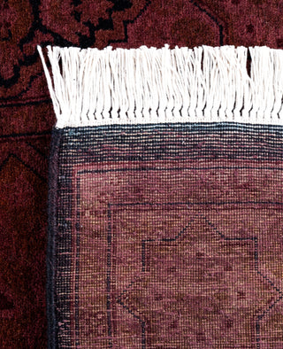 Overdyed Hand-Knotted Wool Modern-Contemporary Purple Area Rug 2' 8" x 4' 3"