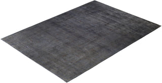 Contemporary Fine Vibrance Gray Wool Area Rug - 10' 2" x 14' 2"