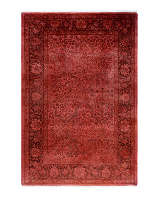 Fine Vibrance, One-of-a-Kind Hand-Knotted Area Rug  - Pink, 3' 3" x 4' 10"