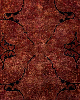 Contemporary Fine Vibrance Brown Wool Runner - 2' 7" x 14' 3"