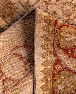 Overdyed One-of-a-Kind Wool Beige Runner 2' 7" x 16' 1"