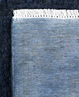 Overdyed One-of-a-Kind Wool Navy Runner 2' 7" x 15' 10"