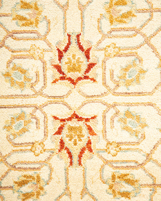 Traditional Hand Knotted Ivory Runner 2' 7" x 16' 1"