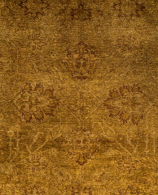 Overdyed Hand-Knotted Wool Modern-Contemporary Brown Area Rug 3' 1" x 5' 2"