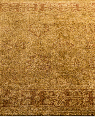 Overdyed Hand-Knotted Wool Modern-Contemporary Brown Area Rug 3' 1" x 5' 2"
