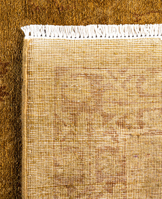 Overdyed Hand-Knotted Wool Modern-Contemporary Brown Area Rug 3' 1" x 5' 2"