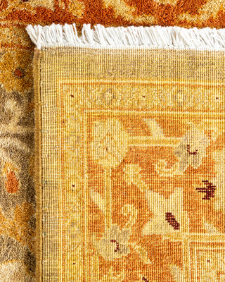 Traditional Hand-Knotted Green Runner 3' 1" x 22' 1"