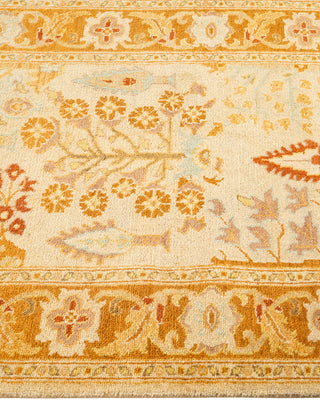 Traditional Hand-Knotted Ivory Runner 2' 7" x 13' 10"