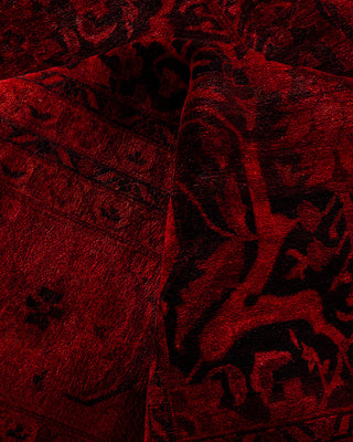 Overdyed Hand-Knotted Orange Area Rug 12' 4" x 18' 4"