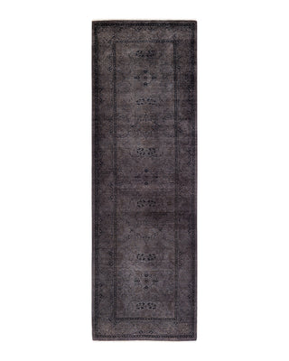 Contemporary Fine Vibrance Gray Wool Area Rug 2' 7" x 8' 2"