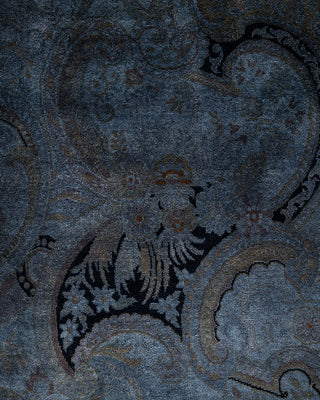 Overdyed Hand-Knotted Gray Area Rug 10' 3" x 17' 4"