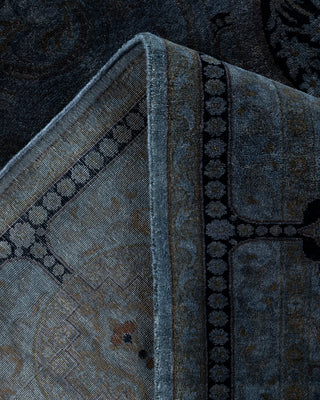 Overdyed Hand-Knotted Gray Area Rug 10' 3" x 17' 4"