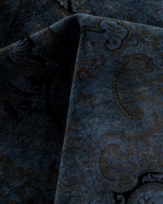 Overdyed Hand-Knotted Gray Area Rug 10' 3" x 17' 4"