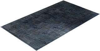 Overdyed Hand-Knotted Gray Area Rug 10' 3" x 17' 4"