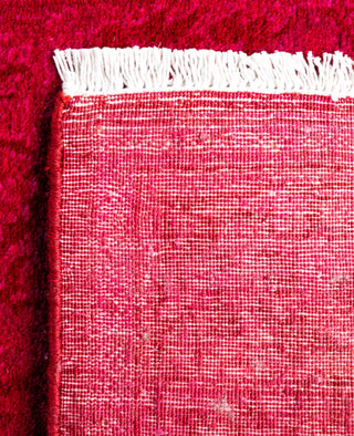 Contemporary Overdyed Wool Hand Knotted Pink Runner 2' 6" x 23' 10"