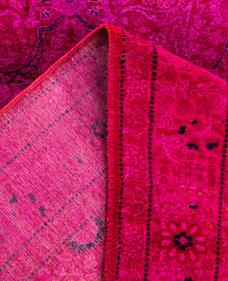 Overdyed One-of-a-Kind Wool Pink Runner 2' 6" x 16' 1"