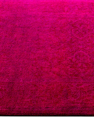 Fine Vibrance, One-of-a-Kind Hand-Knotted Runner Rug  - Pink, 2' 6" x 9' 10"