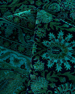 Overdyed Hand-Knotted Blue Area Rug 10' 1" x 15' 10"