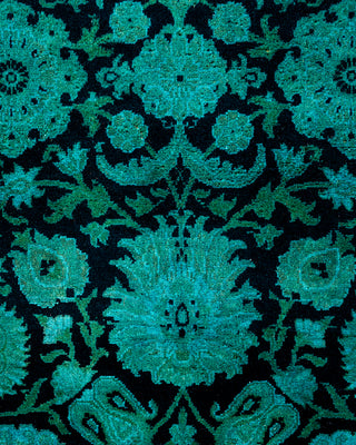 Contemporary Fine Vibrance Blue Wool Runner - 2' 7" x 11' 10"