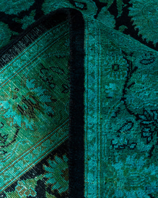 Contemporary Fine Vibrance Blue Wool Runner - 2' 7" x 11' 10"