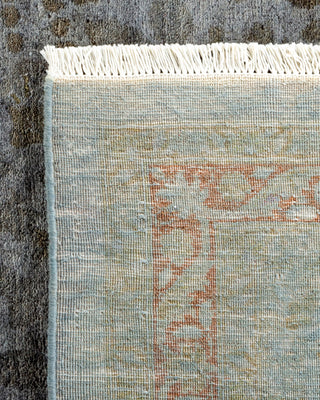 Contemporary Hand Knotted Overdyed Gray Area Rug 10' 0" x 13' 7"