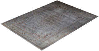 Modern Overdyed Hand Knotted Wool Gray Area Rug 10' 0" x 13' 7"