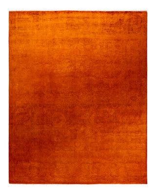 Modern Fine Vibrance Orange Area Rug 8' 3" x 10' 1"