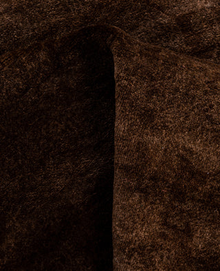 Overdyed One-of-a-Kind Wool Brown Runner 2' 8" x 11' 9"