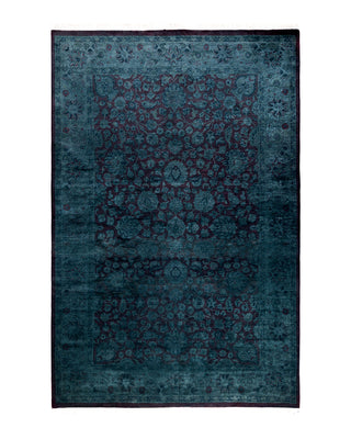 Fine Vibrance, One-of-a-Kind Hand-Knotted Area Rug  - Gray, 4' 2" x 6' 4"
