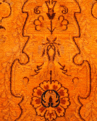 Contemporary Hand-Knotted Overdyed Gold Area Rug 3' 1" x 5' 3"