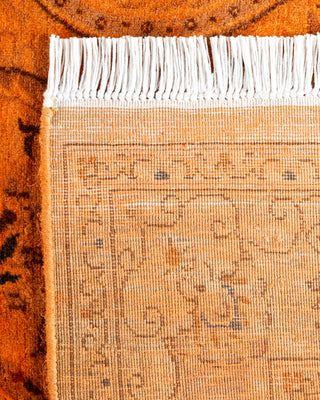 Contemporary Hand-Knotted Overdyed Gold Area Rug 3' 1" x 5' 3"