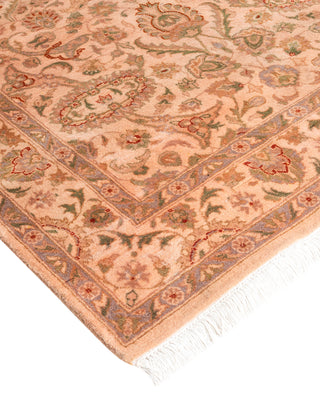 Contemporary Hand-Knotted Overdyed Beige Area Rug 3' 1" x 5' 5"