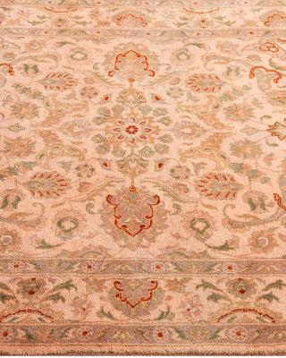 Contemporary Hand-Knotted Overdyed Beige Area Rug 3' 1" x 5' 5"