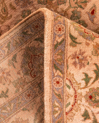 Contemporary Hand-Knotted Overdyed Beige Area Rug 3' 1" x 5' 5"