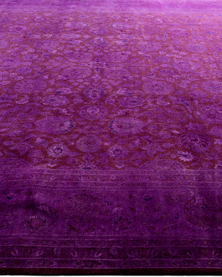 Fine Vibrance, One-of-a-Kind Hand-Knotted Area Rug  - Brown, 9' 1" x 12' 5"